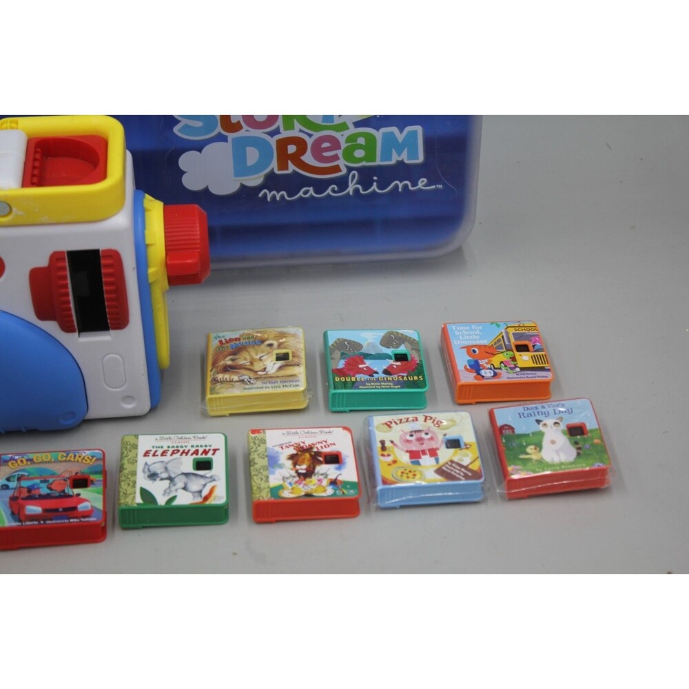 READ Little Tikes Story Dream Machine Toy Projector/Case, 9 Books Tested WORKING - Picture 3 of 10